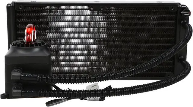 Alt view image 4 of 10 - DEEPCOOL Gamer Storm CAPTAIN 240 CPU Liquid Cooler AIO Water Cooling Ceramic Bearing Pump Visual Liquid Flow with Dual 120mm FDB PWM Fan Rubber Coating Deep Silent Support LGA 2011-v3