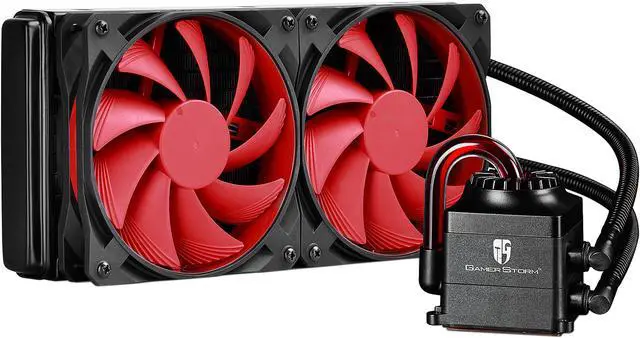 Main image of DEEPCOOL Gamer Storm CAPTAIN 240 CPU Liquid Cooler AIO Water Cooling Ceramic Bearing Pump Visual Liquid Flow with Dual 120mm FDB PWM Fan Rubber Coating Deep Silent Support LGA 2011-v3