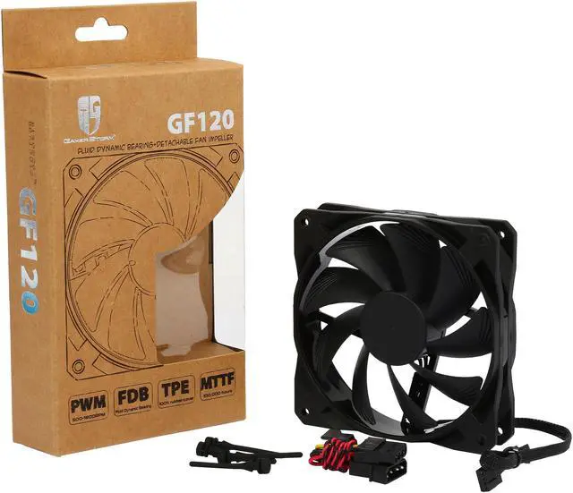 Alt view image 5 of 5 - DEEPCOOL GF 120 FDB Bearing PWM Fan Detachable, Rubber Coating De-vibration Deep Silent
