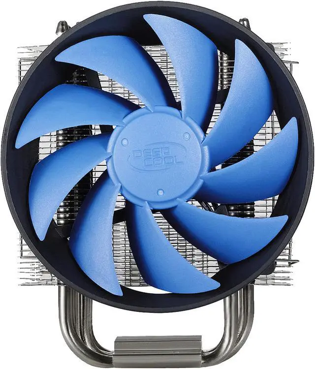Alt view image 2 of 11 - DEEPCOOL GAMMAXX S40-CPU Cooler 4 Heatpipes 120mm PWM Fan Double Airflow Channel Technology (AM4 Compatible)