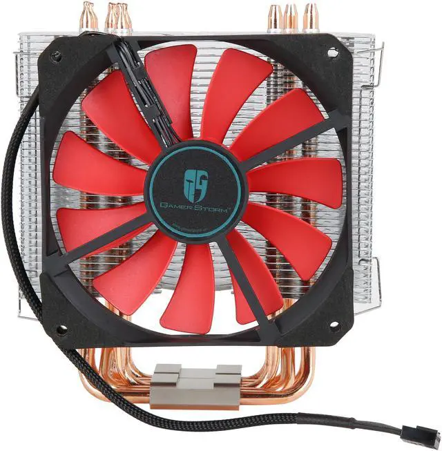 Alt view image 2 of 8 - DEEPCOOL Gamer Storm Lucifer K2-CPU Cooler 120X120X20mm Slim PWM Fan Twin-tower Pure Copper Base Fanless Option Metal Mounting Kit Support LGA2066 / AM4