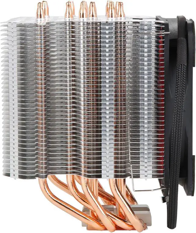 Alt view image 3 of 8 - DEEPCOOL Gamer Storm Lucifer K2-CPU Cooler 120X120X20mm Slim PWM Fan Twin-tower Pure Copper Base Fanless Option Metal Mounting Kit Support LGA2066 / AM4