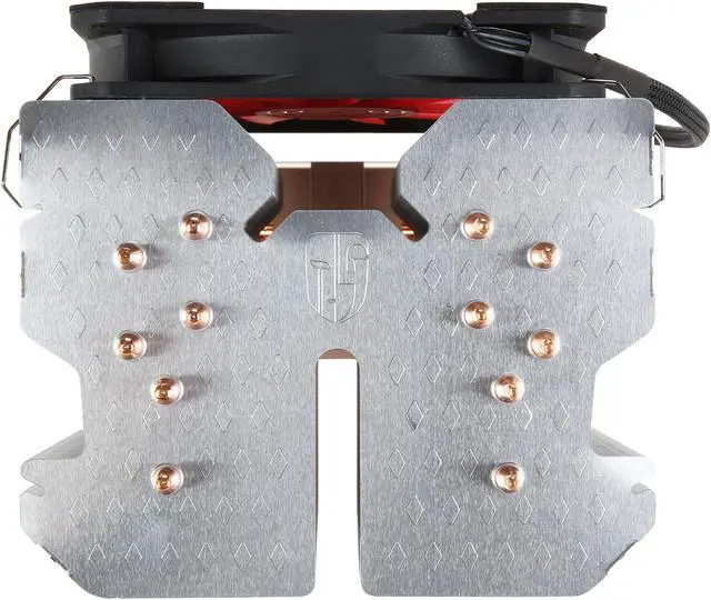 Alt view image 6 of 8 - DEEPCOOL Gamer Storm Lucifer K2-CPU Cooler 120X120X20mm Slim PWM Fan Twin-tower Pure Copper Base Fanless Option Metal Mounting Kit Support LGA2066 / AM4