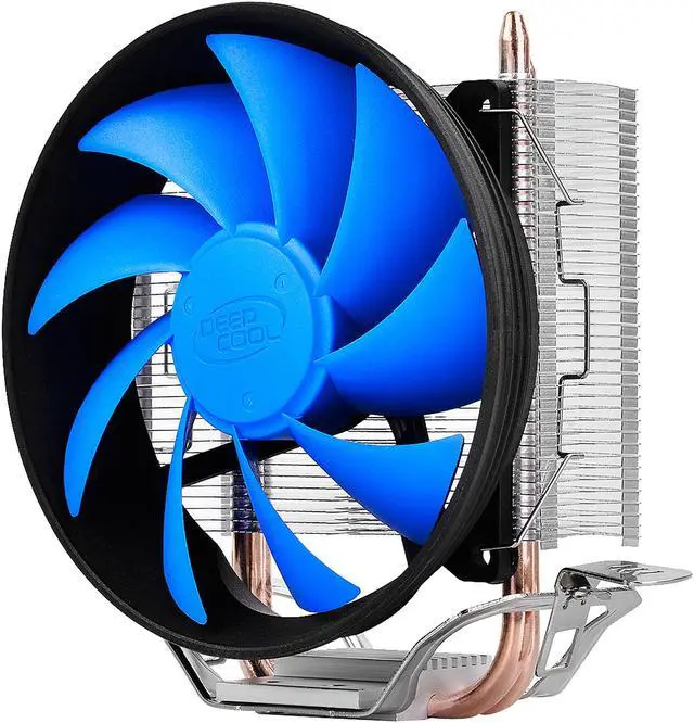 Alt view image 2 of 17 - DEEPCOOL GAMMAXX 200T-CPU Cooler 2 Direct Heat Pipes 120mm PWM Fan