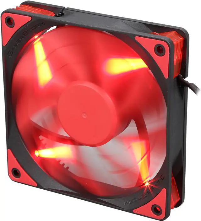 Main image of DEEPCOOL TF120 RED - FDB Bearing 120mm RED LED Silent PWM Fan for Computer Cases