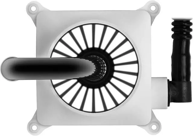 Alt view image 4 of 8 - DEEPCOOL Gamer Storm CAPTAIN 240 WHTE CPU Liquid Cooler AIO Water Cooling Ceramic Bearing Pump Visual Liquid Flow with Dual120mm FDB PWM Fan Rubber Coating Deep Silent Support LGA 2011-v3