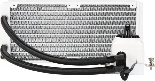 Alt view image 2 of 10 - DEEPCOOL Gamer Storm CAPTAIN 240EX WHITE-AIO CPU Liquid Cooler 240mm Ceramic Bearing Pump Visual Liquid Flow Metal Mounting Kit AM4 Compatible