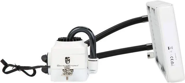 Alt view image 3 of 10 - DEEPCOOL Gamer Storm CAPTAIN 240EX WHITE-AIO CPU Liquid Cooler 240mm Ceramic Bearing Pump Visual Liquid Flow Metal Mounting Kit AM4 Compatible