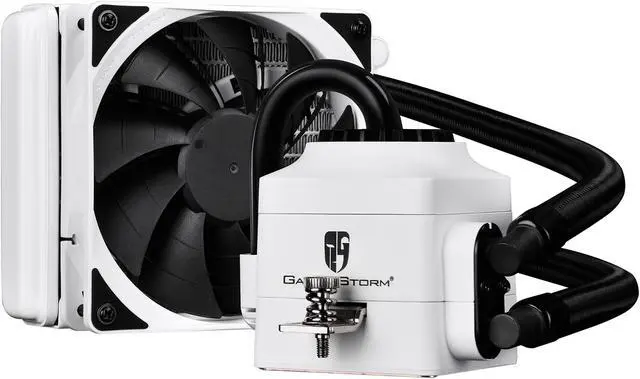 Main image of DEEPCOOL Gamer Storm CAPTAIN 120EX WHITE-AIO CPU Liquid Cooler 120mm Ceramic Bearing Pump Visual Liquid Flow Metal Mounting Kit AM4 Compatible