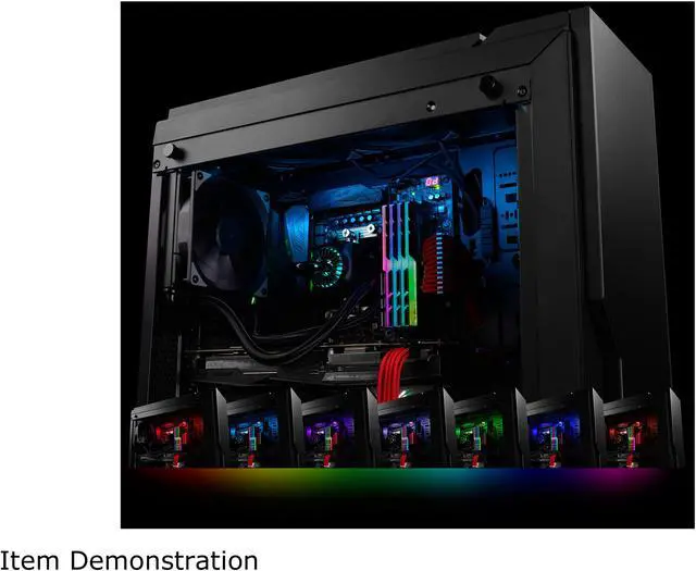 Alt view image 11 of 12 - DEEPCOOL Gamer Storm CAPTAIN 120EX RGB-AIO CPU Liquid Cooler 120mm RGB Waterblock And LED Strip AURA SYNC Ceramic Bearing Pump Visual Liquid Flow Metal Mounting Kit AM4 Compatible
