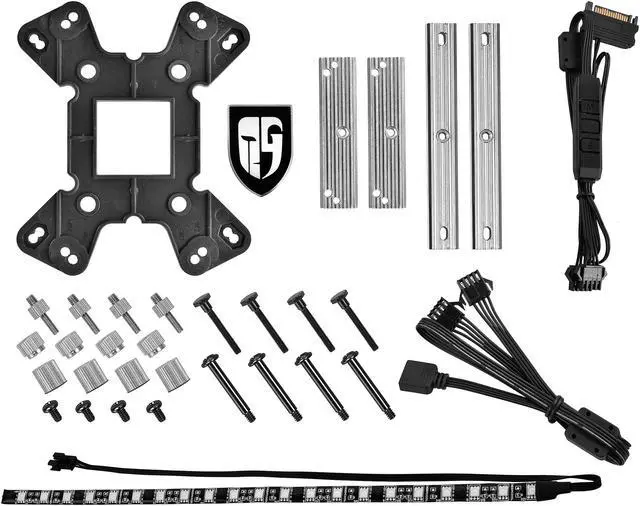 Alt view image 9 of 12 - DEEPCOOL Gamer Storm CAPTAIN 120EX RGB-AIO CPU Liquid Cooler 120mm RGB Waterblock And LED Strip AURA SYNC Ceramic Bearing Pump Visual Liquid Flow Metal Mounting Kit AM4 Compatible