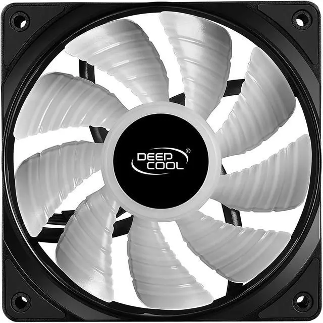 Alt view image 3 of 12 - DEEPCOOL RF 120 (3 in 1) Ultra Quiet PWM Fan 6 High Brightness Controllable RGB LED Lights (Controlling up to 6 RGB Devices Connected)