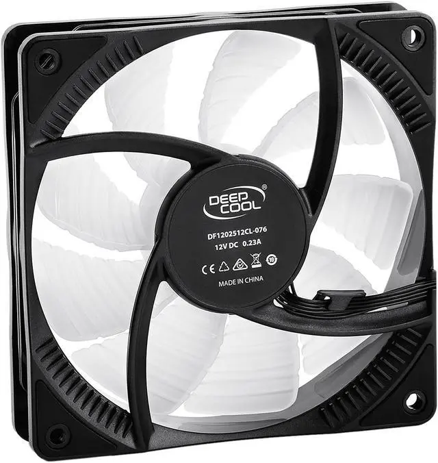 Alt view image 5 of 12 - DEEPCOOL RF 120 (3 in 1) Ultra Quiet PWM Fan 6 High Brightness Controllable RGB LED Lights (Controlling up to 6 RGB Devices Connected)