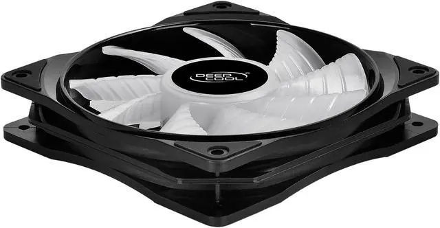 Alt view image 7 of 12 - DEEPCOOL RF 120 (3 in 1) Ultra Quiet PWM Fan 6 High Brightness Controllable RGB LED Lights (Controlling up to 6 RGB Devices Connected)