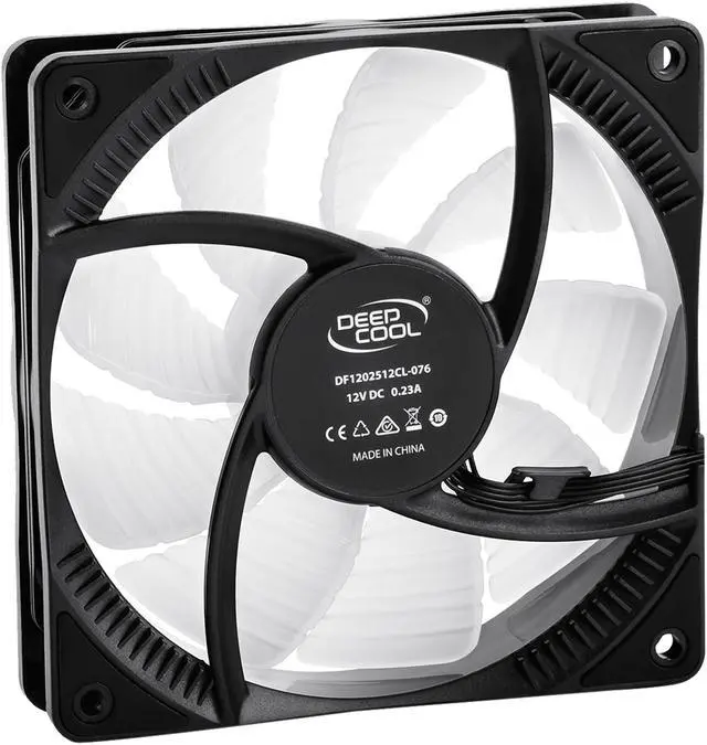 Alt view image 4 of 10 - DEEPCOOL RF 120 Ultra Quiet PWM Fan 6 high brightness controlable RGB LED Lights