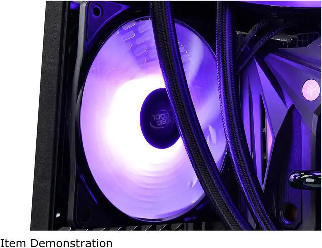 Alt view image 8 of 10 - DEEPCOOL RF 120 Ultra Quiet PWM Fan 6 high brightness controlable RGB LED Lights