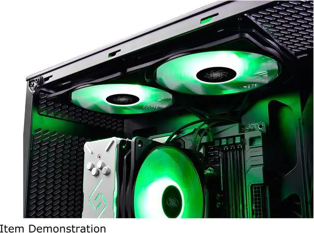 Alt view image 9 of 12 - Deepcool RF 140(2 in 1) Ultra Quiet Intelligent PWM Fan 6 High Brightness Controllable RGB LED Lights (Controlling up to 6 DEEPCOOL RGB Devices Connected)
