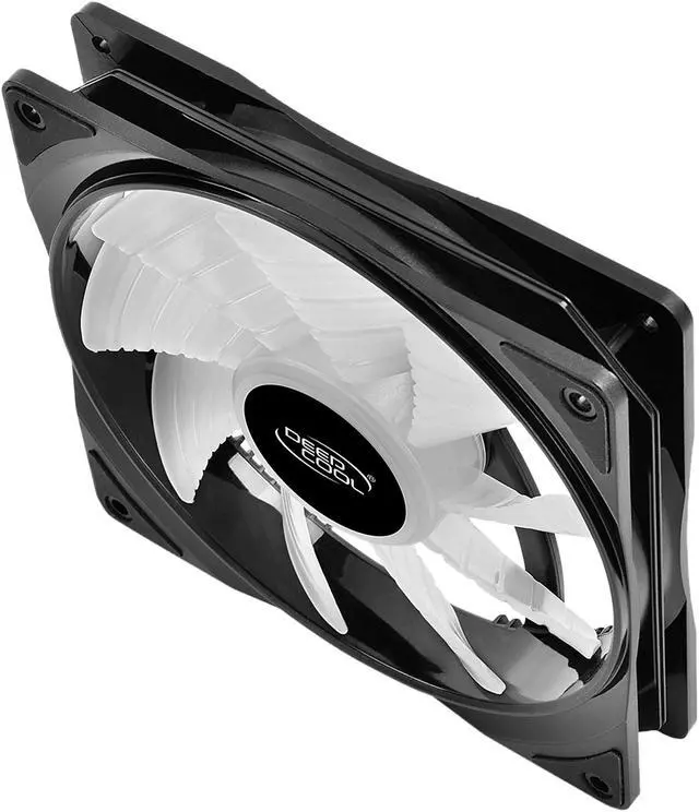 Alt view image 7 of 12 - Deepcool RF 140(2 in 1) Ultra Quiet Intelligent PWM Fan 6 High Brightness Controllable RGB LED Lights (Controlling up to 6 DEEPCOOL RGB Devices Connected)
