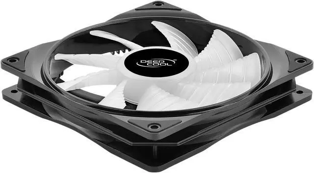 Alt view image 6 of 12 - Deepcool RF 140(2 in 1) Ultra Quiet Intelligent PWM Fan 6 High Brightness Controllable RGB LED Lights (Controlling up to 6 DEEPCOOL RGB Devices Connected)