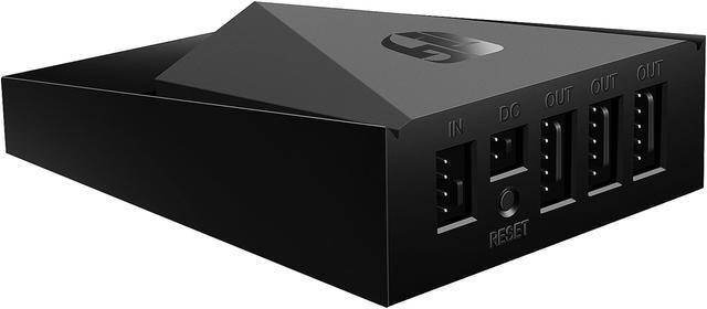 Alt view image 8 of 15 - DEEPCOOL Gamer Storm MF120 (3 in 1) 3x120mm Smart Case Fan APP Programmed Fan Speed and RGB Lighting Modes Frameless and Two Layer Blower Blades Design WIFI Connection