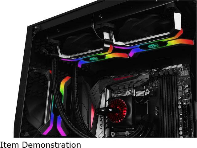 Alt view image 12 of 15 - DEEPCOOL Gamer Storm MF120 (3 in 1) 3x120mm Smart Case Fan APP Programmed Fan Speed and RGB Lighting Modes Frameless and Two Layer Blower Blades Design WIFI Connection