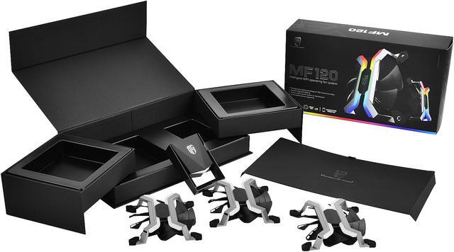 Alt view image 15 of 15 - DEEPCOOL Gamer Storm MF120 (3 in 1) 3x120mm Smart Case Fan APP Programmed Fan Speed and RGB Lighting Modes Frameless and Two Layer Blower Blades Design WIFI Connection