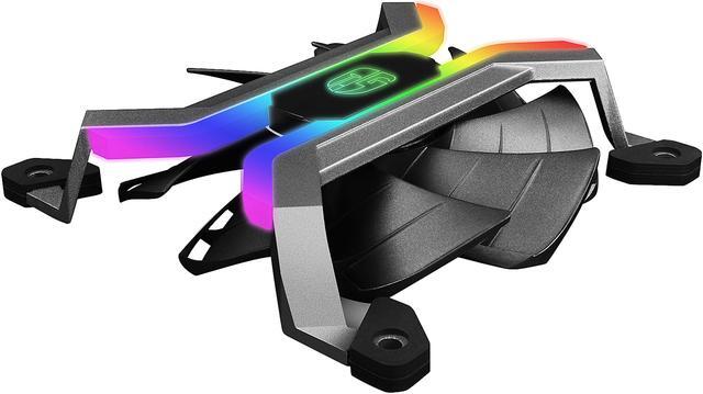 Alt view image 4 of 15 - DEEPCOOL Gamer Storm MF120 (3 in 1) 3x120mm Smart Case Fan APP Programmed Fan Speed and RGB Lighting Modes Frameless and Two Layer Blower Blades Design WIFI Connection