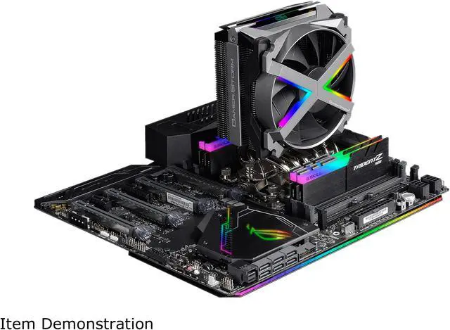 Alt view image 7 of 10 - DEEPCOOL Gamer Storm Fryzen TR4 Addressable RGB Motherboard Control 6 Boot-shaped Heatpipes Metal Frame Fan 16.7 M True Color RGB Supports AMD TR4/AM4