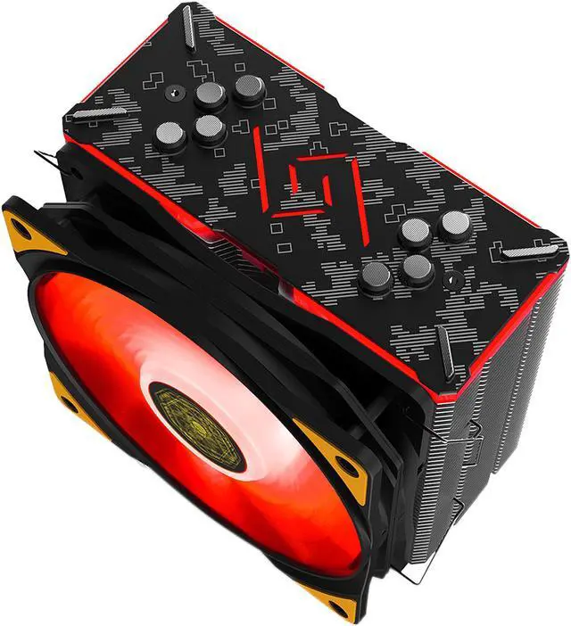 Alt view image 2 of 10 - DEEPCOOL GAMMAXX GT TGA TUF Gaming Alliance Edition Synchronized RGB all-aluminum Housing and Fan CPU Air Cooler 4 Heatpipes easy installation