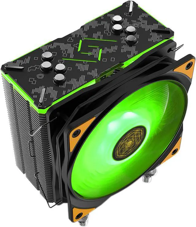 Alt view image 3 of 10 - DEEPCOOL GAMMAXX GT TGA TUF Gaming Alliance Edition Synchronized RGB all-aluminum Housing and Fan CPU Air Cooler 4 Heatpipes easy installation