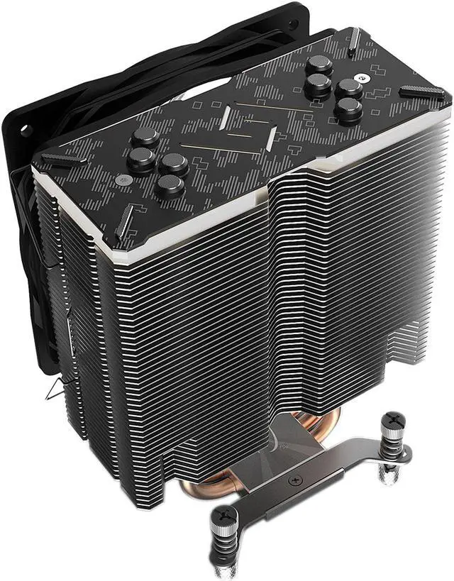 Alt view image 5 of 10 - DEEPCOOL GAMMAXX GT TGA TUF Gaming Alliance Edition Synchronized RGB all-aluminum Housing and Fan CPU Air Cooler 4 Heatpipes easy installation