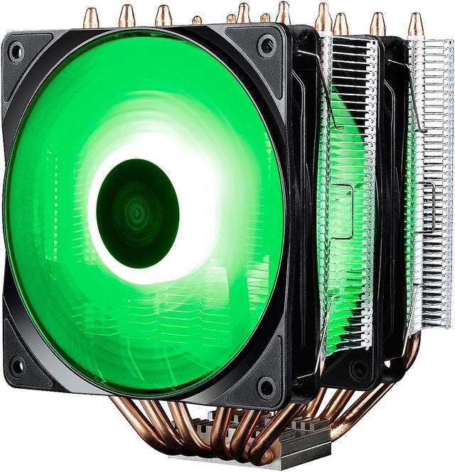 Alt view image 2 of 16 - DEEPCOOL Neptwin RGB Multiple RGB Modes 6 U-shaped Heatpipes & Twin-tower PWM CPU Air Cooler Metal Mounting Kit AM4 Compatible