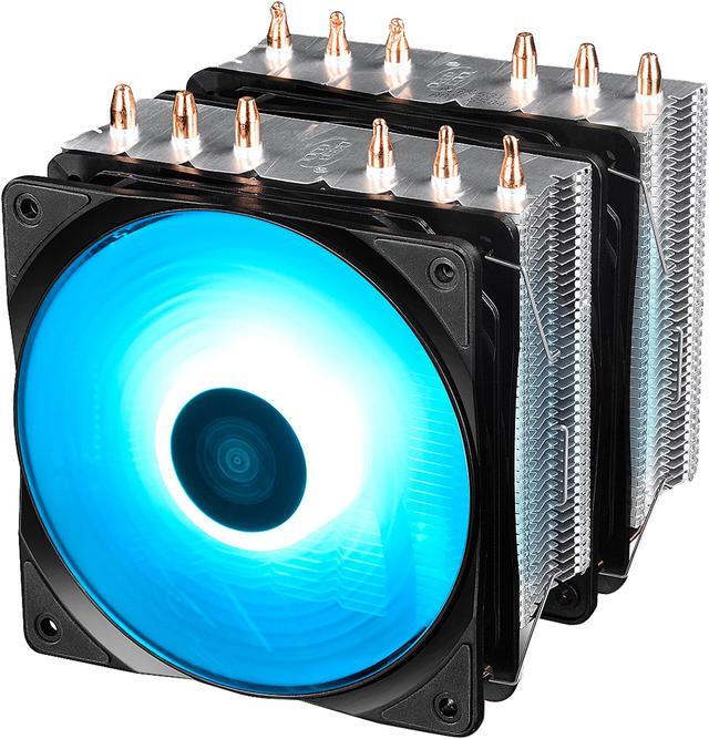 Main image of DEEPCOOL Neptwin RGB Multiple RGB Modes 6 U-shaped Heatpipes & Twin-tower PWM CPU Air Cooler Metal Mounting Kit AM4 Compatible