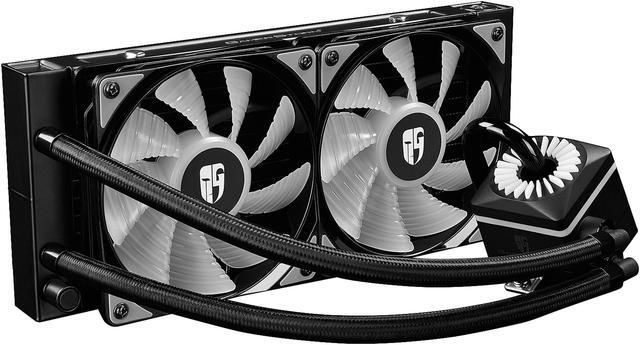 Alt view image 4 of 17 - DEEPCOOL Gamer Storm CAPTAIN 240 PRO ADD RGB M/B Control Ceramic Bearing Air pressure Adjustable Automatically Liquid CPU Cooler TR4 Compatible