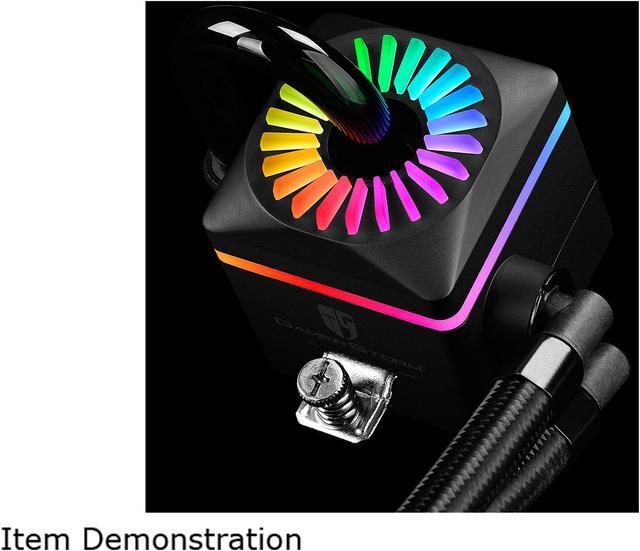Alt view image 15 of 17 - DEEPCOOL Gamer Storm CAPTAIN 240 PRO ADD RGB M/B Control Ceramic Bearing Air pressure Adjustable Automatically Liquid CPU Cooler TR4 Compatible