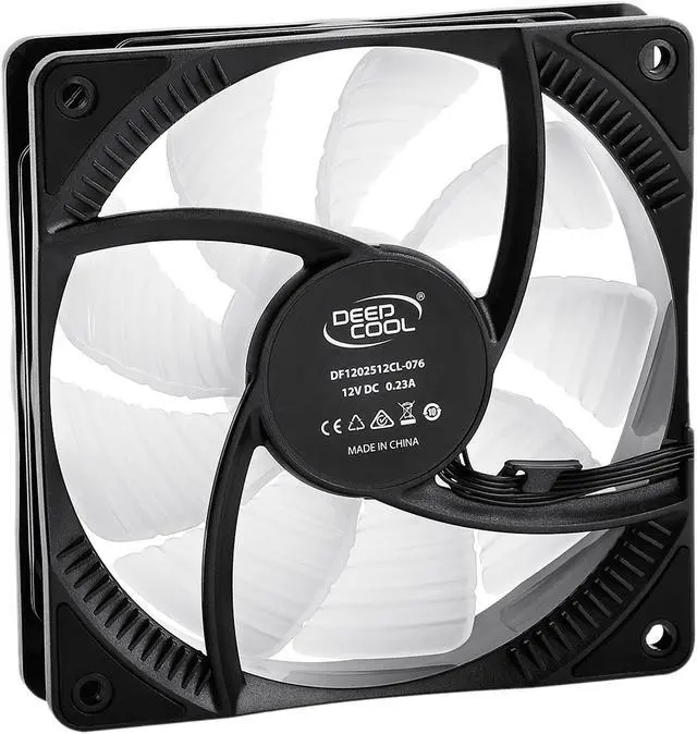 Alt view image 6 of 11 - DEEPCOOL RF120M(5 in 1) Ultra Quiet intelligent PWM Fan 6 high brightness RGB LED Lights Motherboard Sync Multiple Control Modes