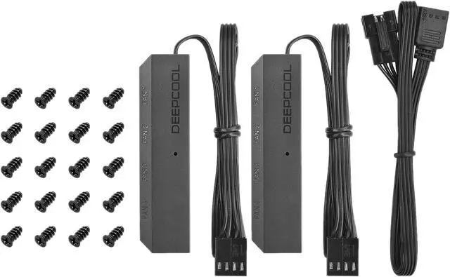 Alt view image 10 of 11 - DEEPCOOL RF120M(5 in 1) Ultra Quiet intelligent PWM Fan 6 high brightness RGB LED Lights Motherboard Sync Multiple Control Modes