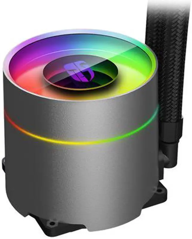 Alt view image 4 of 7 - DEEPCOOL Castle 240EX, Addressable RGB AIO Liquid CPU Cooler, Anti-Leak Technology Inside, Cable Controller and 5V ADD RGB 3-Pin Motherboard Control, TR4/AM4 Supported