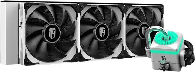 Main image of DEEPCOOL Gamer Storm CAPTAIN 360X WHITE, RGB AIO Liquid CPU Cooler, White LED Waterblock, Anti-Leak Technology Inside, 12V RGB 4-Pin Motherboard Control, TR4/AM4 Compatible