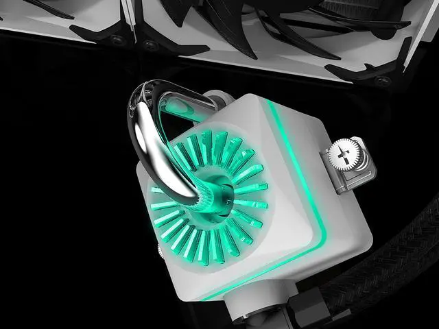 Alt view image 6 of 10 - DEEPCOOL Gamer Storm CAPTAIN 360X WHITE, RGB AIO Liquid CPU Cooler, White LED Waterblock, Anti-Leak Technology Inside, 12V RGB 4-Pin Motherboard Control, TR4/AM4 Compatible