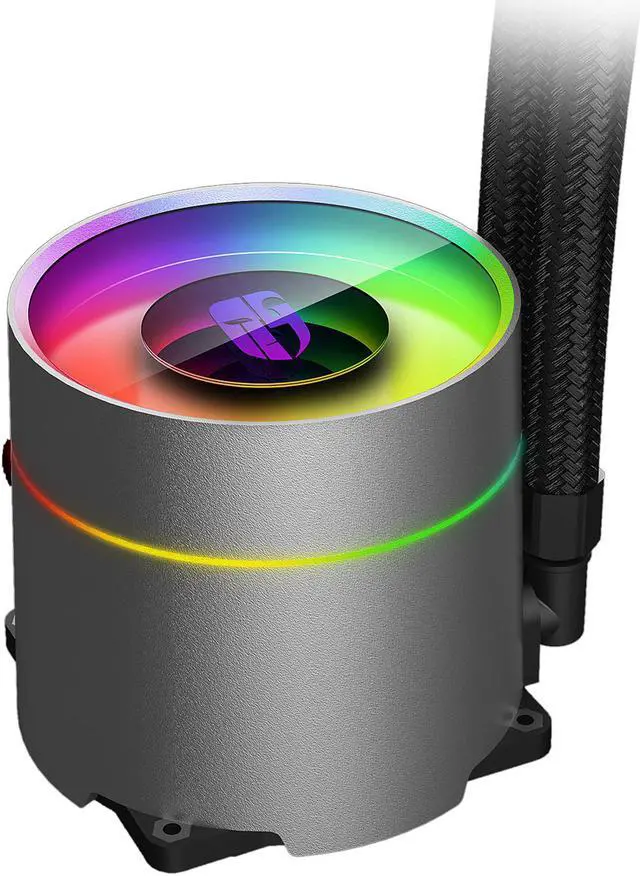 Alt view image 4 of 7 - DeepCool CASTLE 280EX AIO Liquid CPU Cooler, Anti-Leak Technology, Two TF140S PWM Fans, Addressable RGB Controller and 5V 3-Pin Motherboard