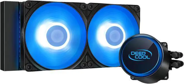 Main image of DeepCool CASTLE 240R AIO Liquid CPU Cooler, Anti-Leak Technology, 120mm RGB PWM Fan, 12V 4-Pin Motherboard Connector, Intel/ AMD AM4 LGA 1700 Compatible