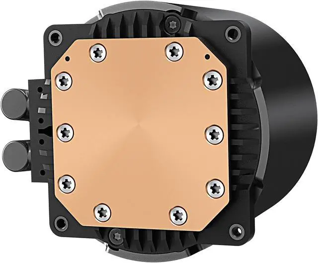Alt view image 13 of 15 - DeepCool CASTLE 240R AIO Liquid CPU Cooler, Anti-Leak Technology, 120mm RGB PWM Fan, 12V 4-Pin Motherboard Connector, Intel/ AMD AM4 LGA 1700 Compatible
