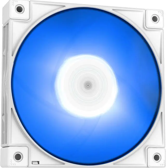 Alt view image 2 of 7 - DeepCool FC120 WHITE-3IN1 Performance 120mm ARGB LED PWM Fan, Daisy-Chain Interconnect Cable, White, Triple White