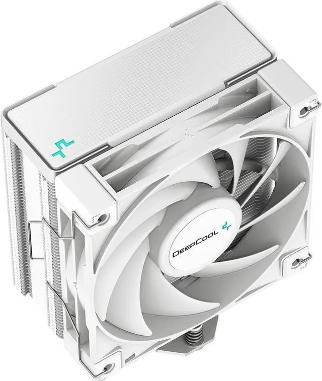 Alt view image 2 of 8 - DeepCool AK400 WH CPU Air Cooler 220w TDP 6mm x 4 Nickel Plated Copper Heat Pipes CPU Cooler with PWM 120mm FDB Fan 1850RPM for Intel LGA 1700/1200/1151/1150/1155 AMD AM5/AM4, White