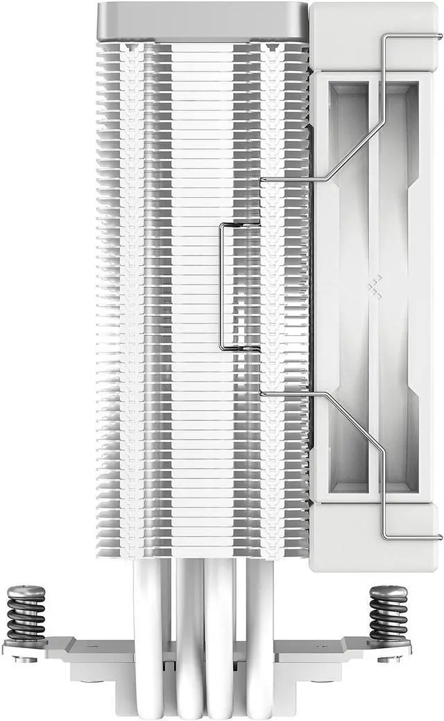 Alt view image 4 of 8 - DeepCool AK400 WH CPU Air Cooler 220w TDP 6mm x 4 Nickel Plated Copper Heat Pipes CPU Cooler with PWM 120mm FDB Fan 1850RPM for Intel LGA 1700/1200/1151/1150/1155 AMD AM5/AM4, White