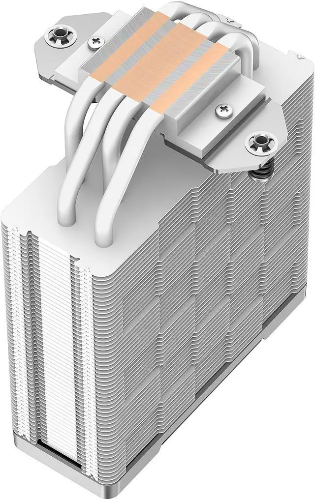 Alt view image 5 of 8 - DeepCool AK400 WH CPU Air Cooler 220w TDP 6mm x 4 Nickel Plated Copper Heat Pipes CPU Cooler with PWM 120mm FDB Fan 1850RPM for Intel LGA 1700/1200/1151/1150/1155 AMD AM5/AM4, White