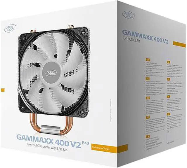 Alt view image 12 of 12 - Deepcool DP-MCH4-GMX400V2-RD 120mm Hydro GAMMAXX 400 V2 (Red) CPU Cooler
