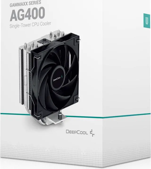 Alt view image 8 of 8 - DeepCool GAMMAXX AG400 Single-Tower CPU Cooler, 120mm Fan, Direct-Touch Copper Heat Pipes, Intel/AMD Support
