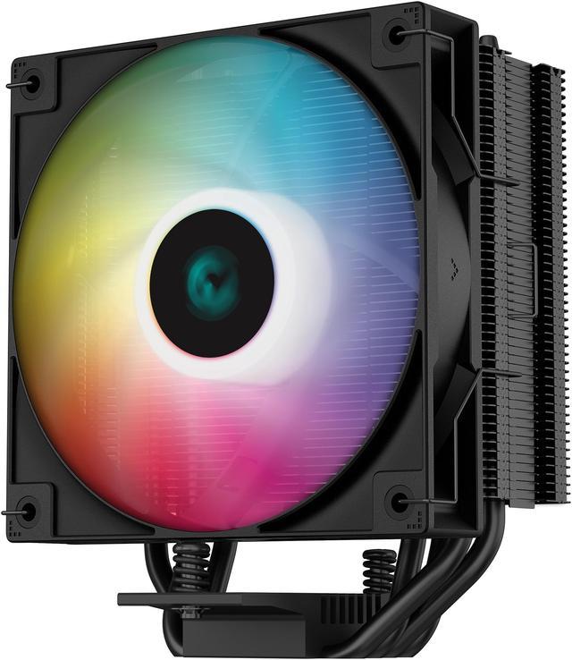 DeepCool AG400 WH ARGB Single-Tower CPU Cooler, 120mm Static ARGB Fan,  Direct-Touch Copper Heat Pipes, Intel/AMD Support